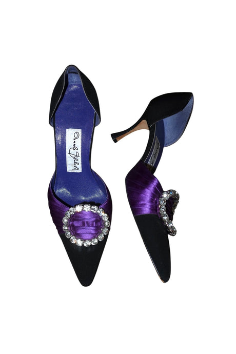 Manolo Blahnik black and purple Sedaraby heels (35)