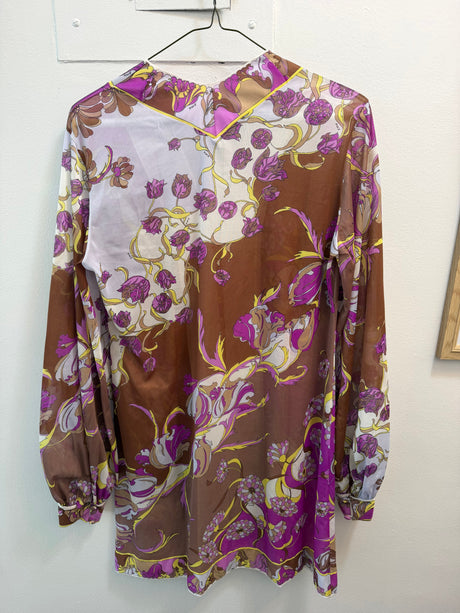 Vintage Emilio Pucci purple tunic size small - TUV #1275