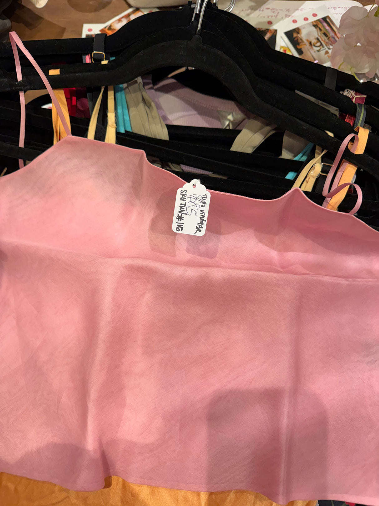Ralph Lauren pink sheer tank with tags on - sku TUV #116