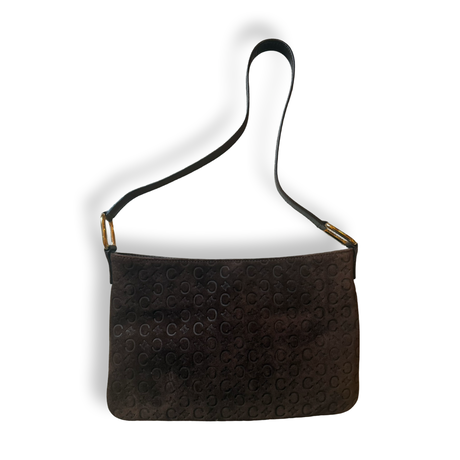Celine Vintage Suede Shoulder