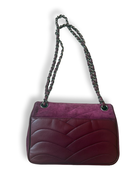 Chanel Suede Pagoda Flap Small