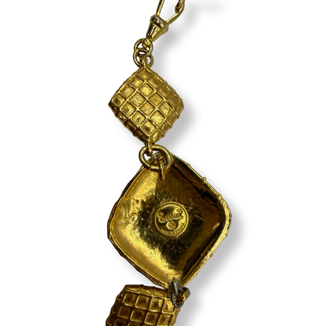 Chanel Vintage Matelasse Chain Belt