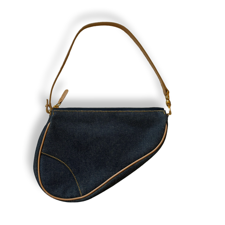 Dior Vintage Dark Rinse Denim Saddle