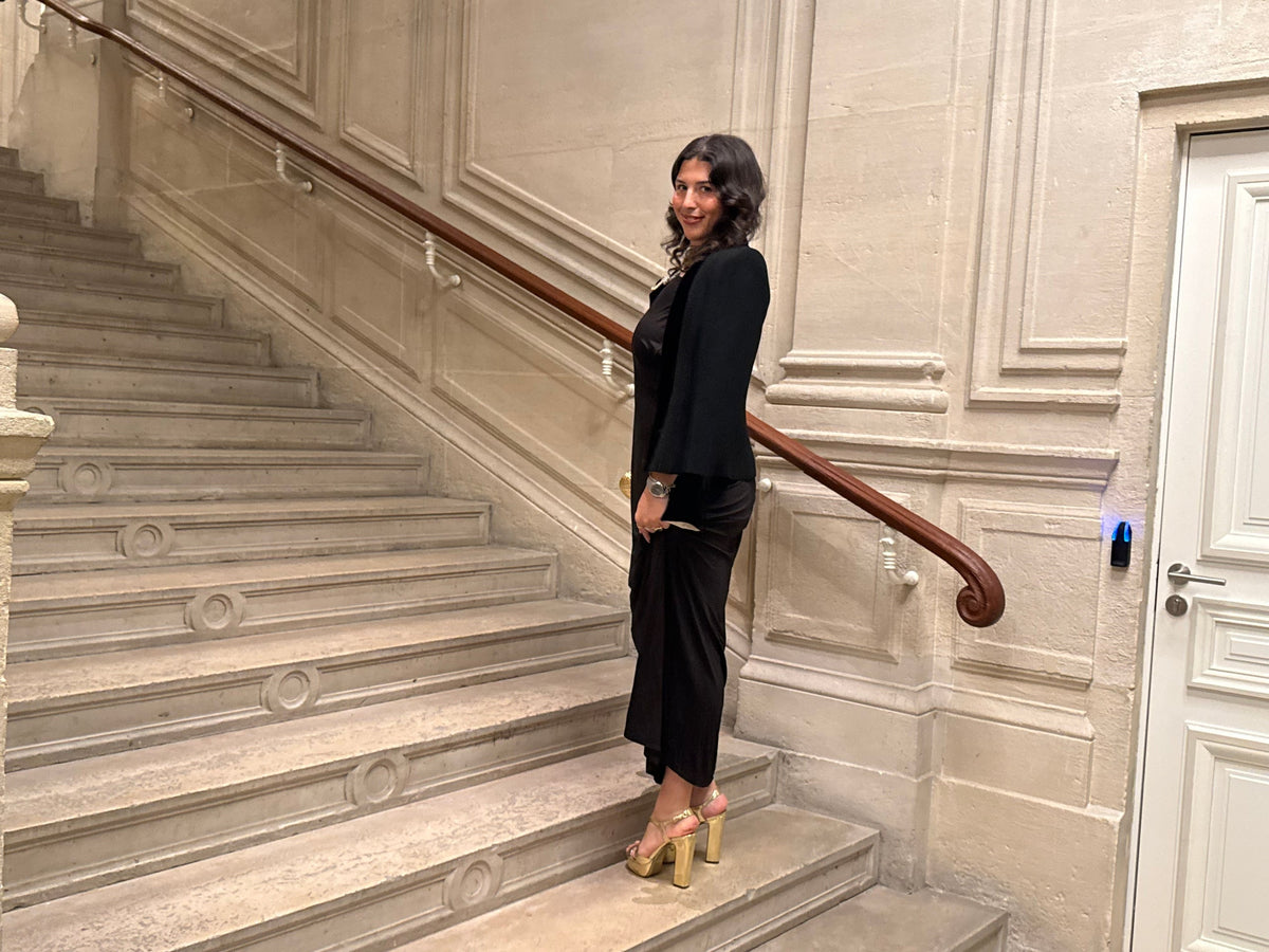 Valentino Boutique Stunning Black Blazer with gold details