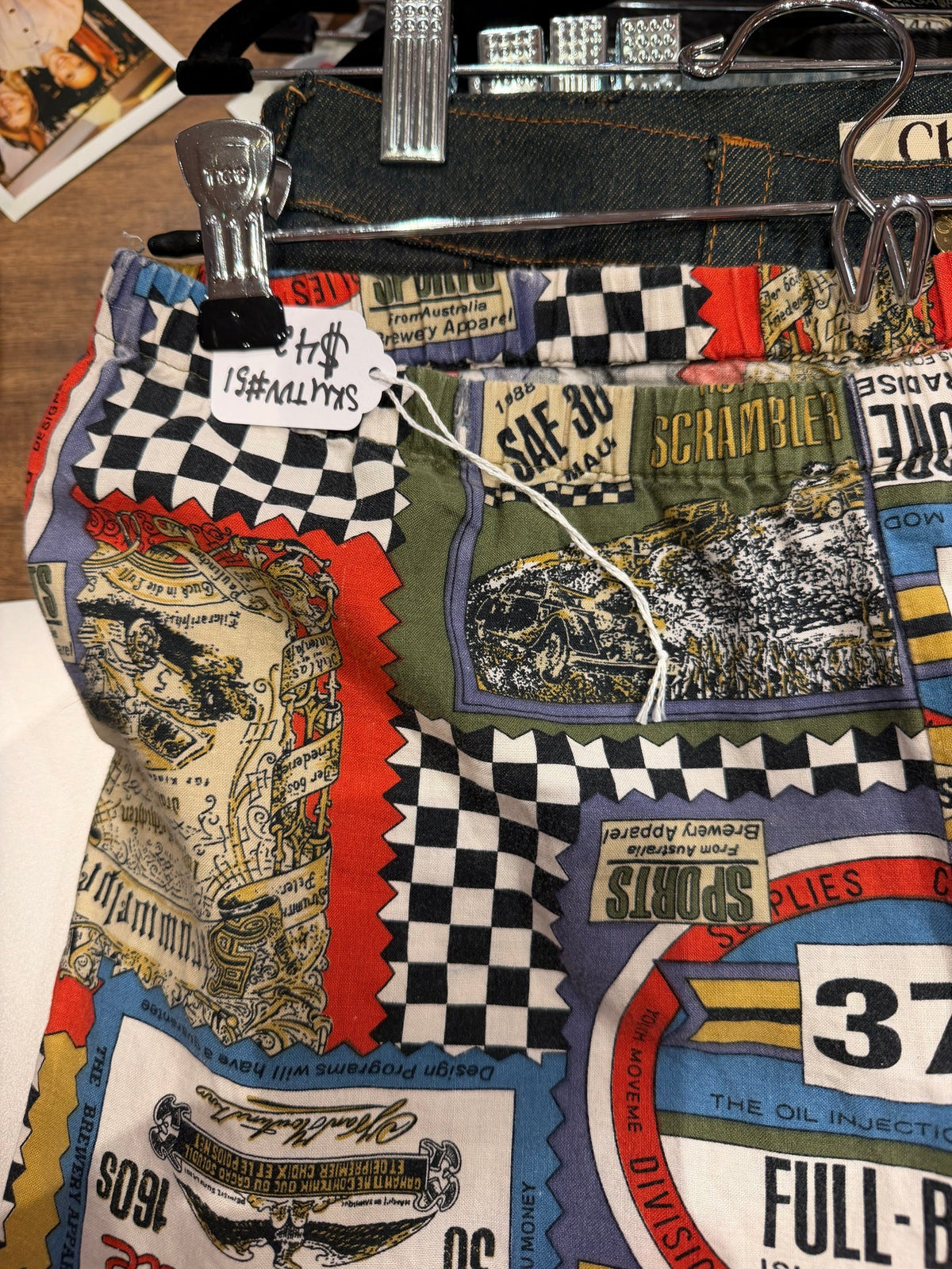 Vintage racing capris