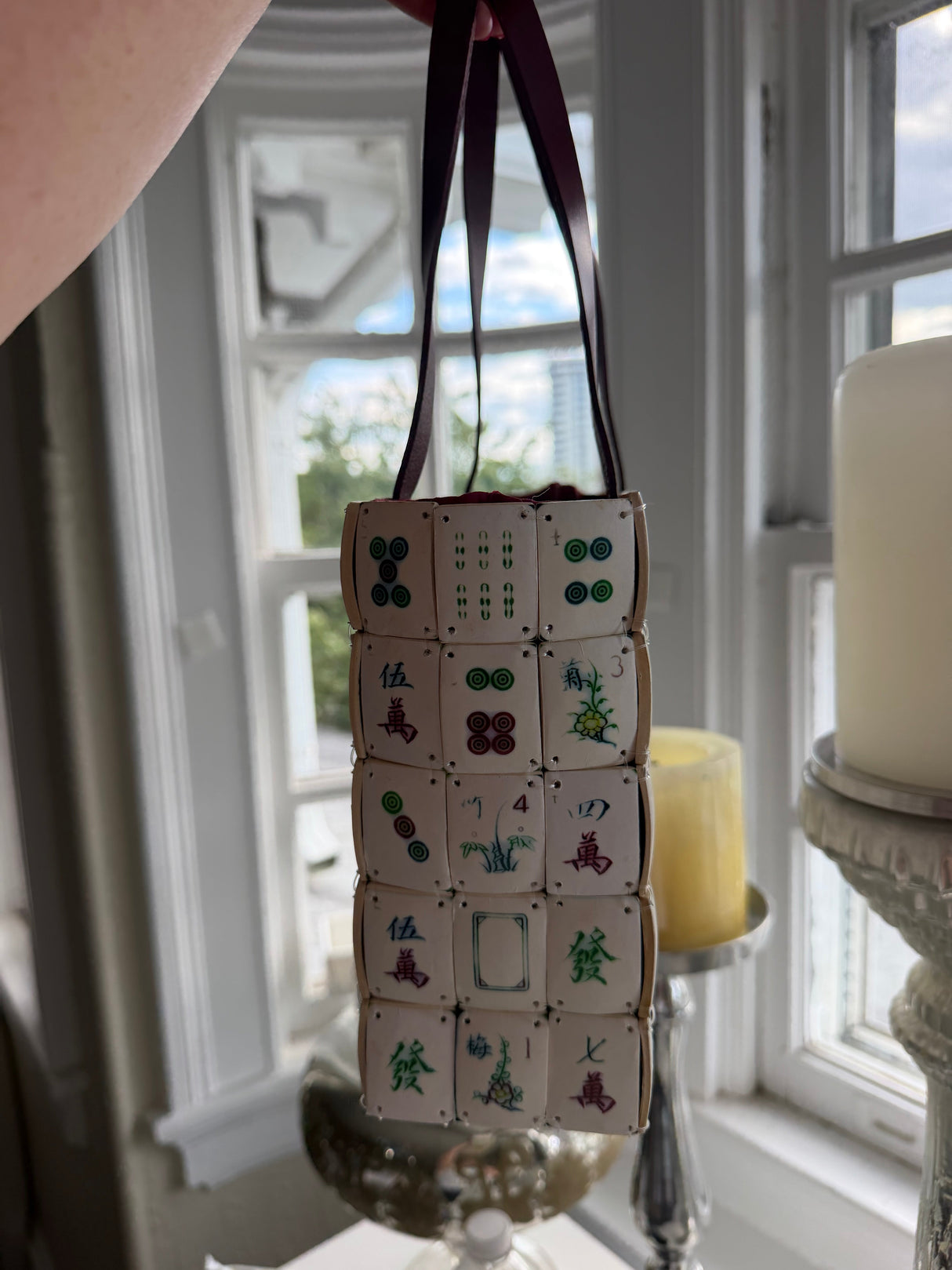 Vintage Mahjong purse - sku tuv #23123