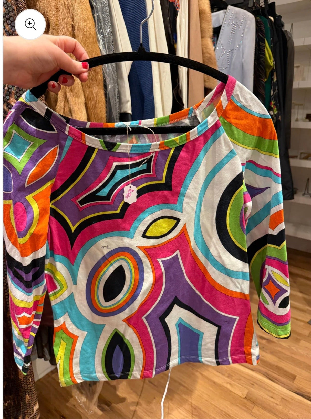 Vintage Emilio Pucci Abstract set - pants + shirt - TUV #112324