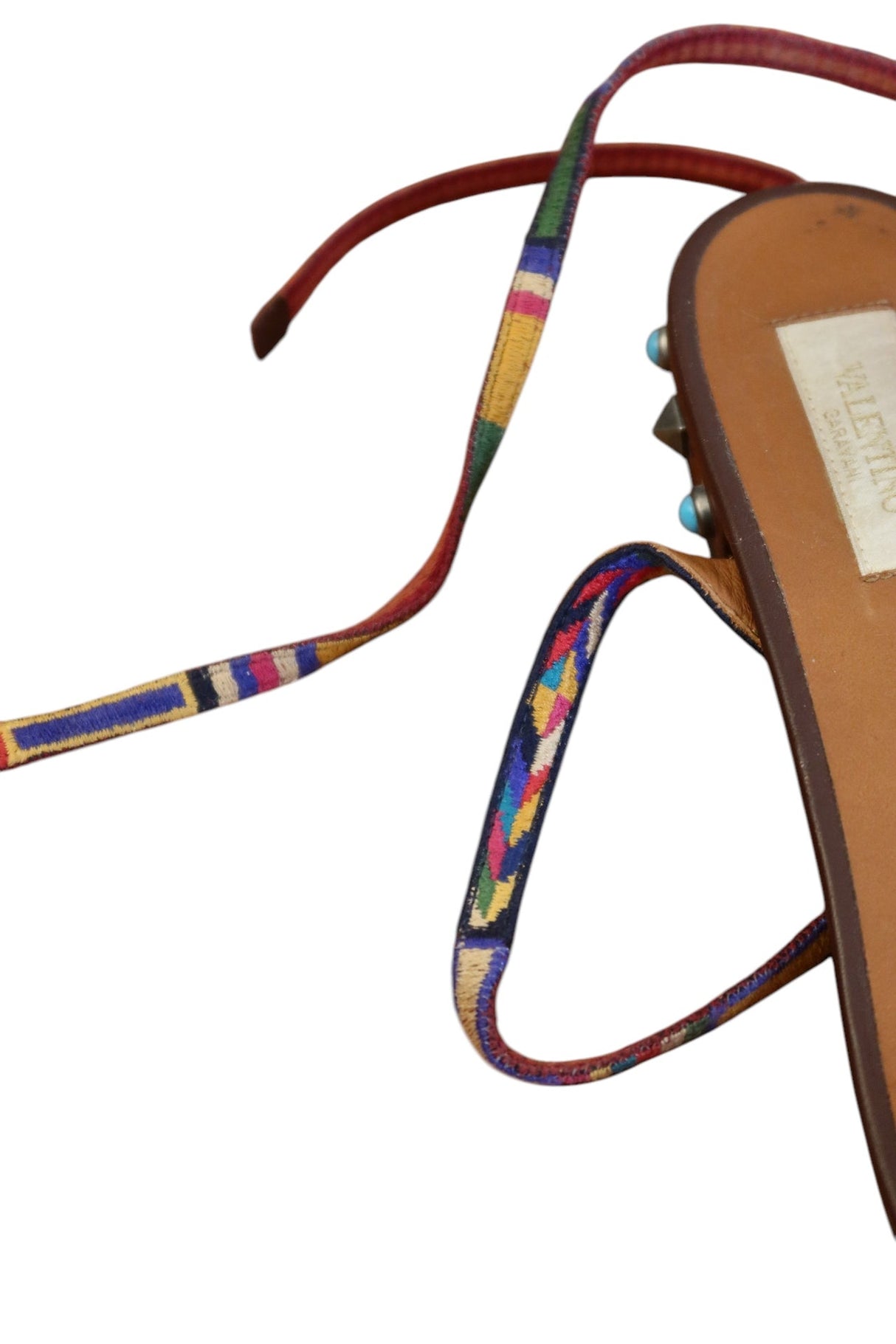 Valentino Aztec style rockstud sandals (39)