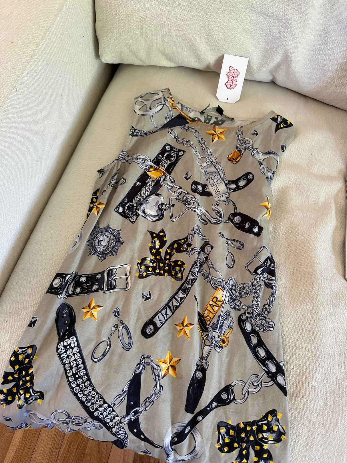 Moschino short printed dress