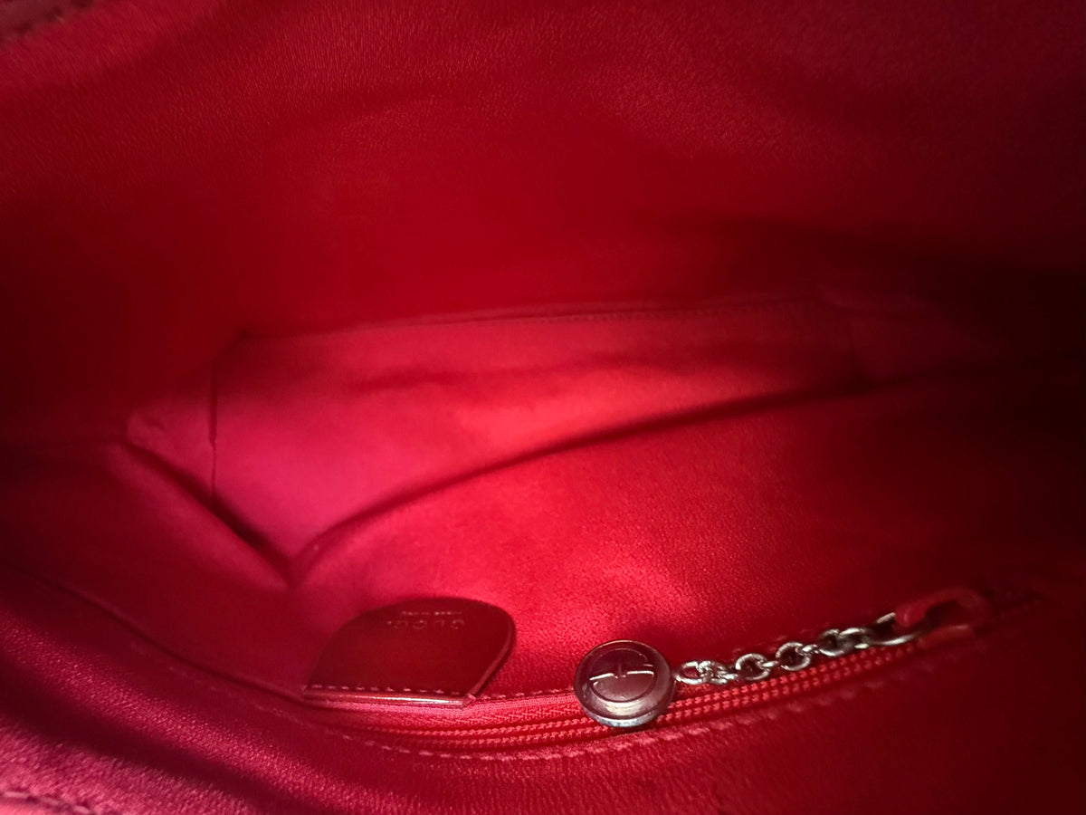 Gucci Vintage Velvet Bucket Tote
