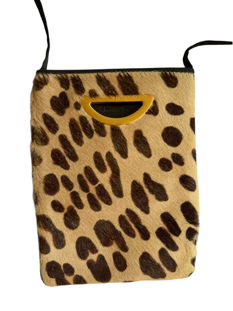 Dior mini ponyhair cheetah malice bag