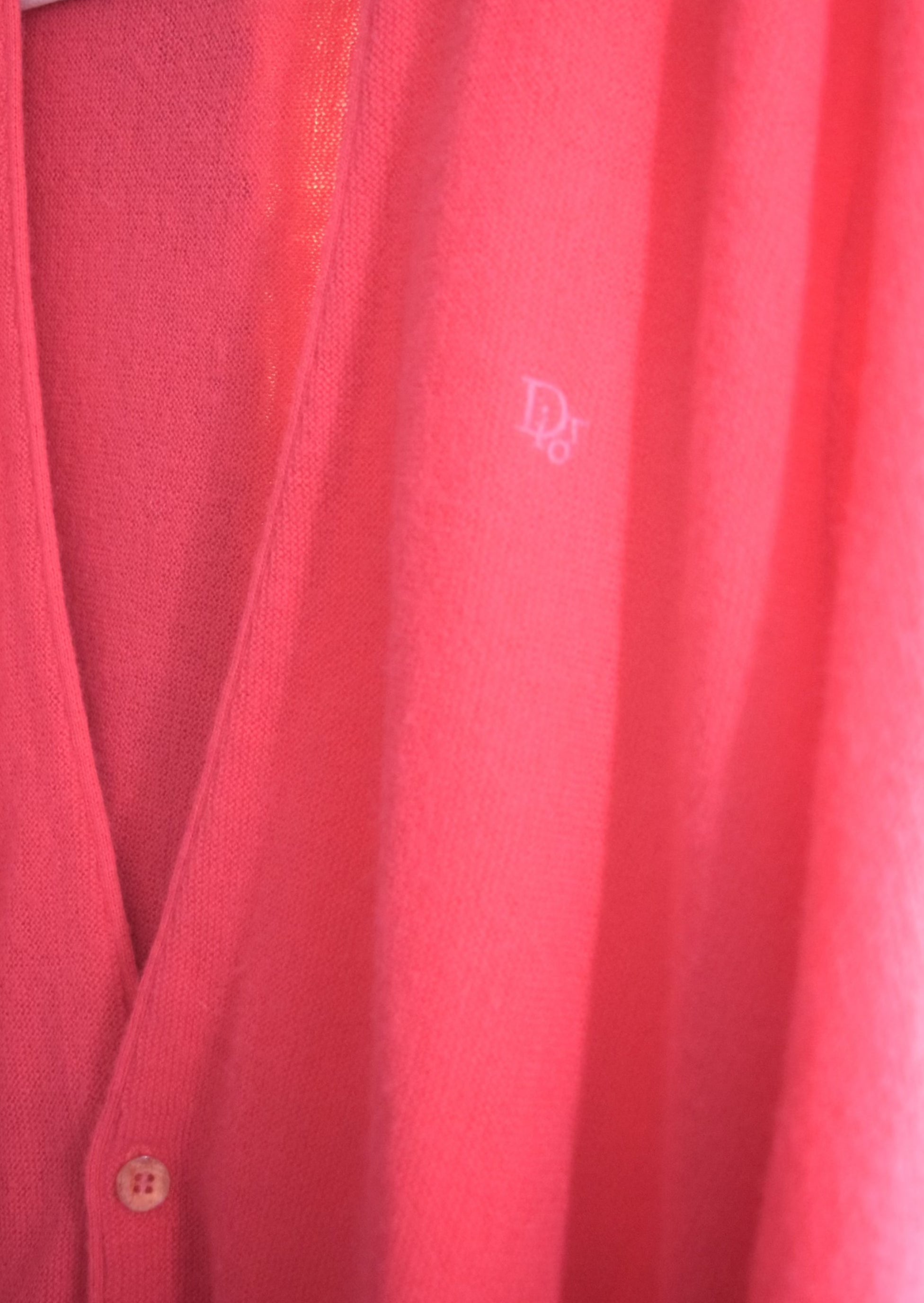 Red Dior Cardigan