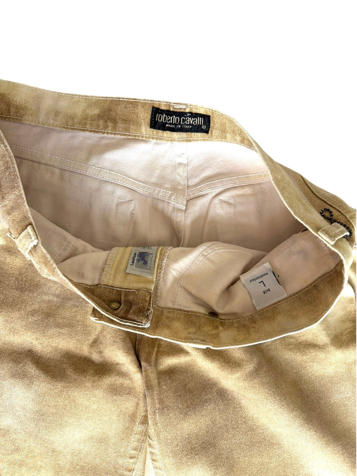 Roberto Cavalli sand angels denim jeans (L)