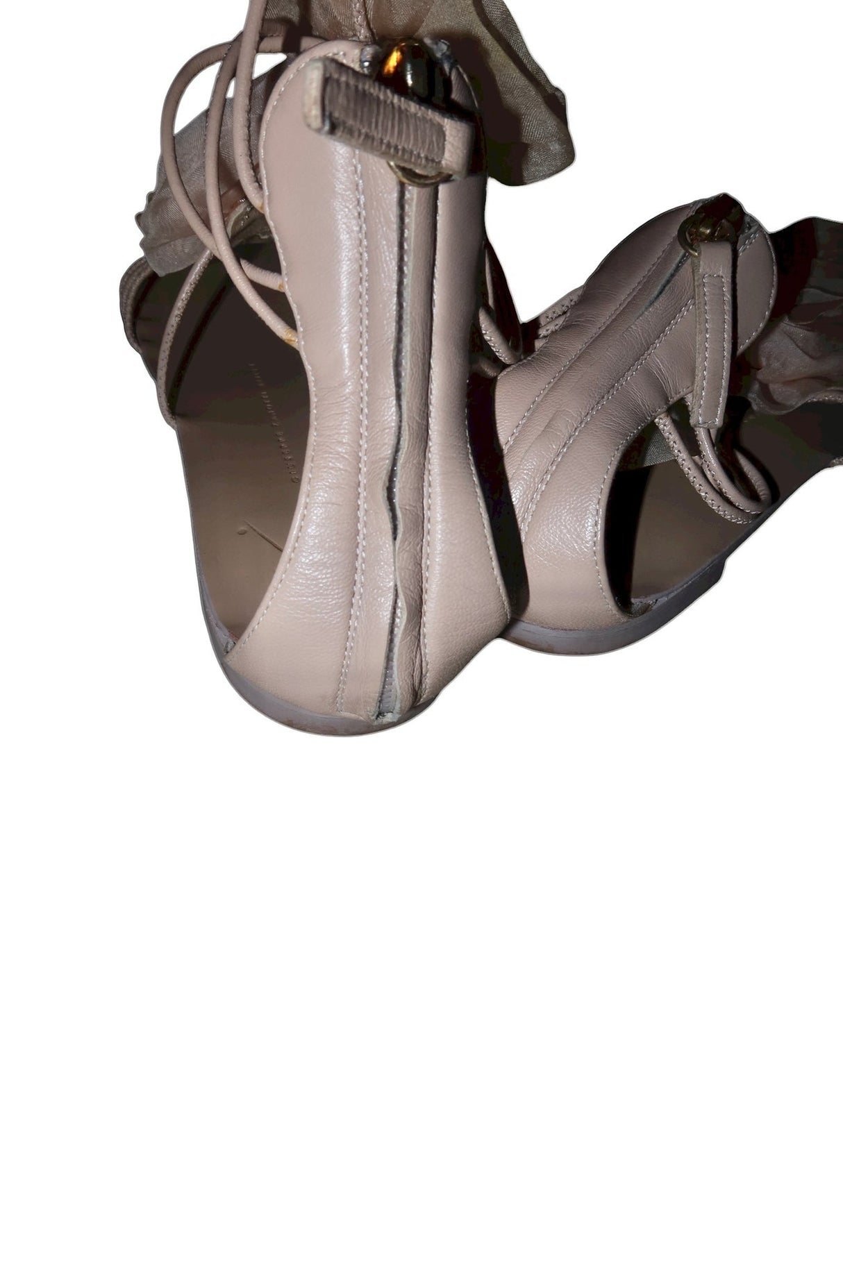 Giuseppe Zanotti pink/nude flowers sandals (37)