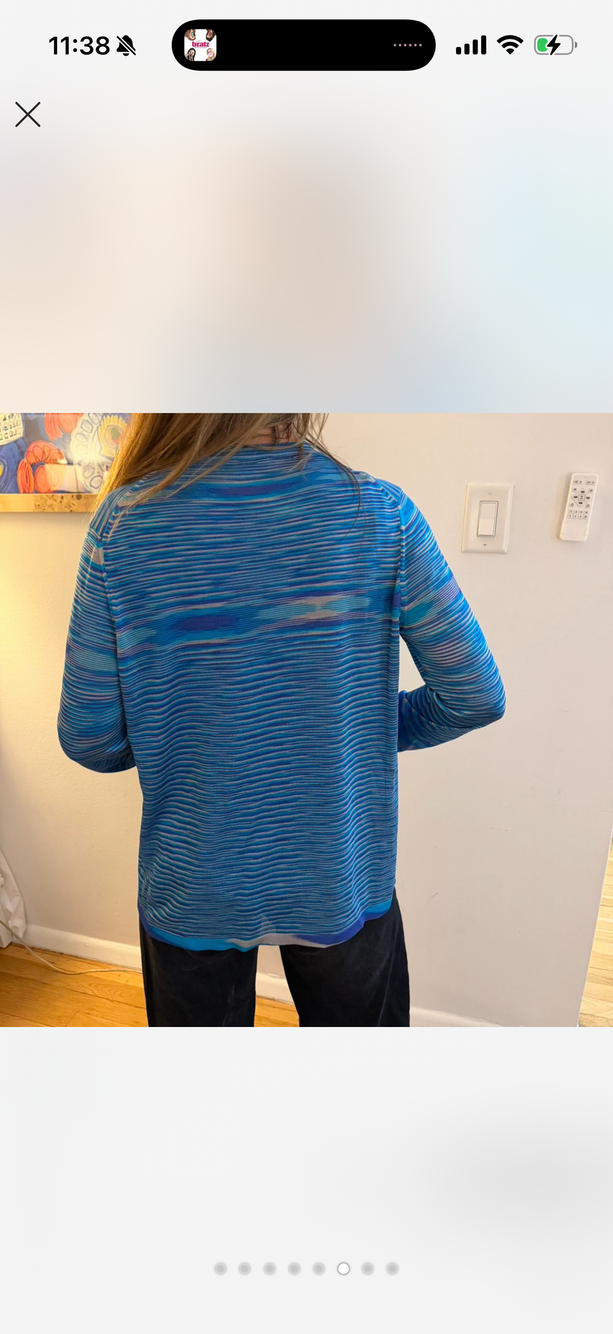 Missoni Blue sweater tank set