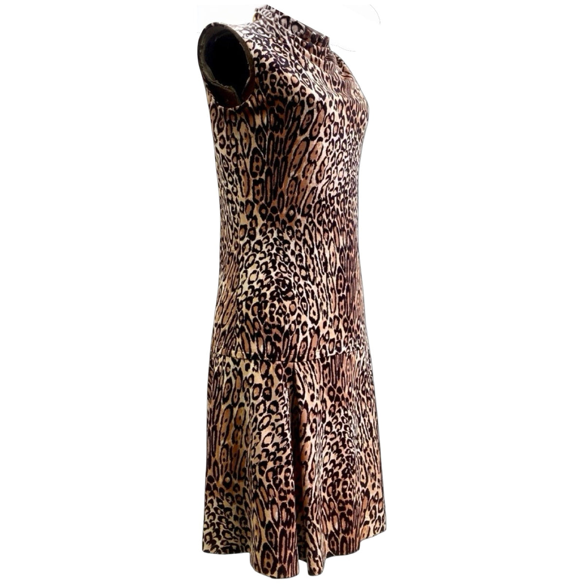 1960's I.magnin Leopard Shift Dress