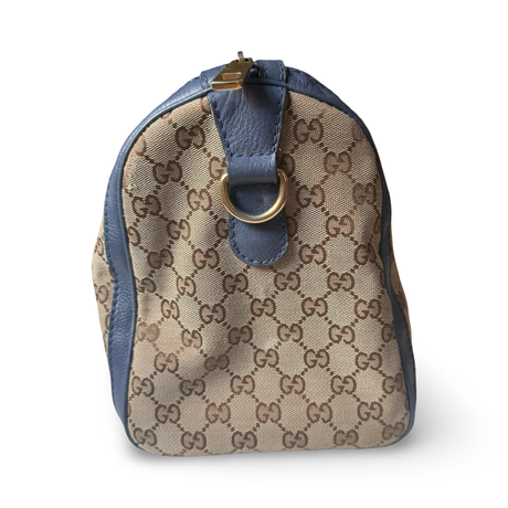 Gucci Web Boston Bag Medium Satchel