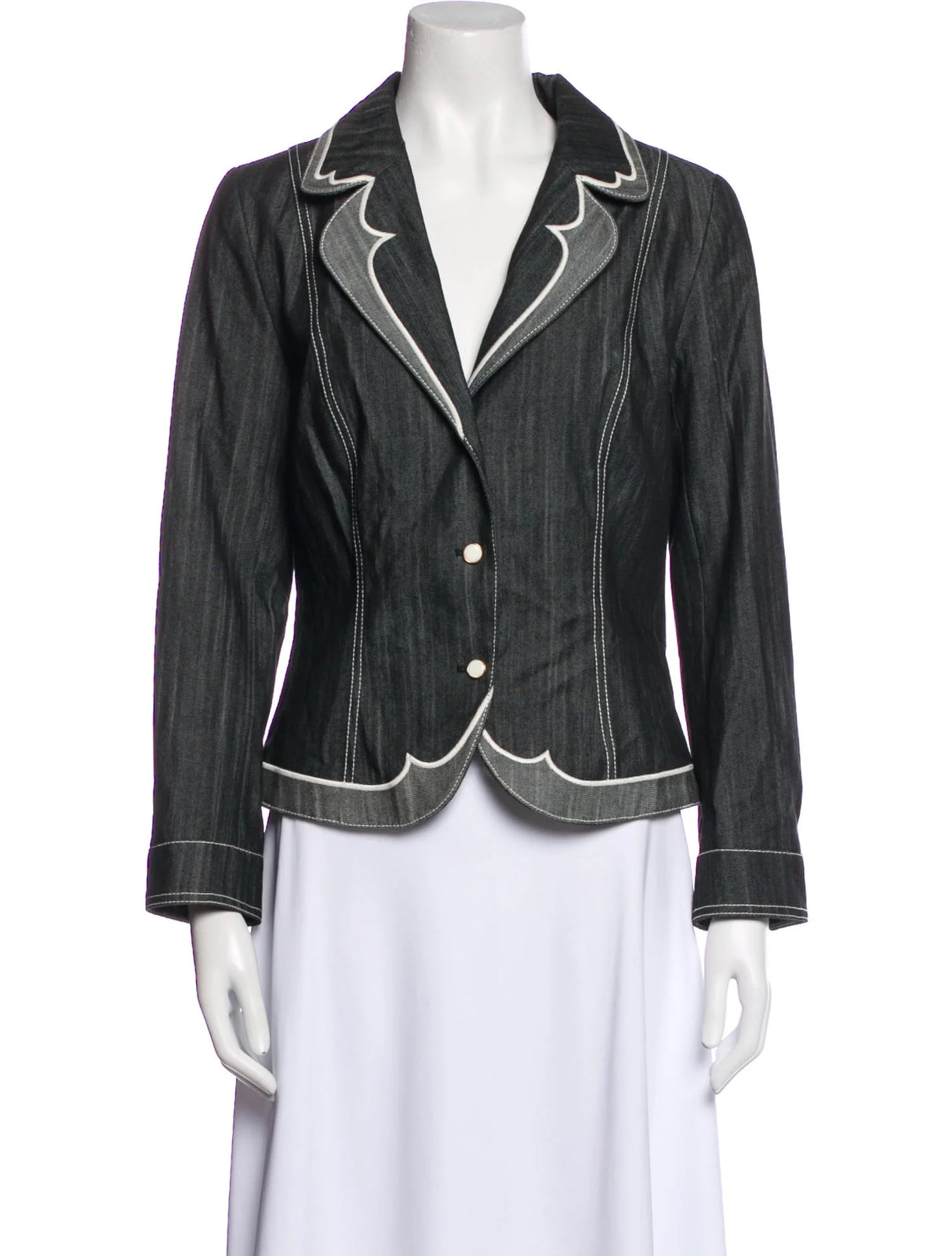 Escada Denim Detail Blazer
