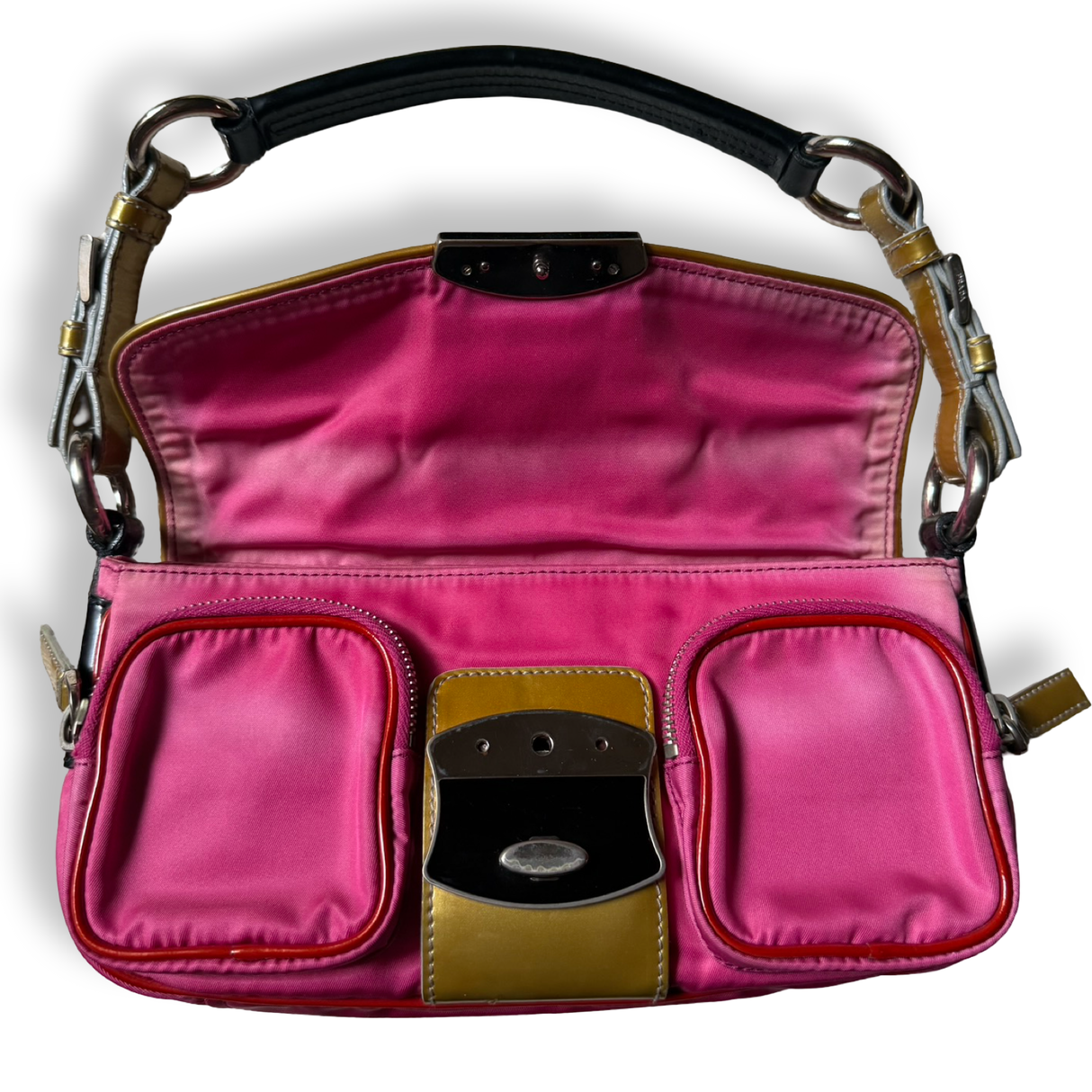 Prada Vintage Rosa Pocket Space Shoulder