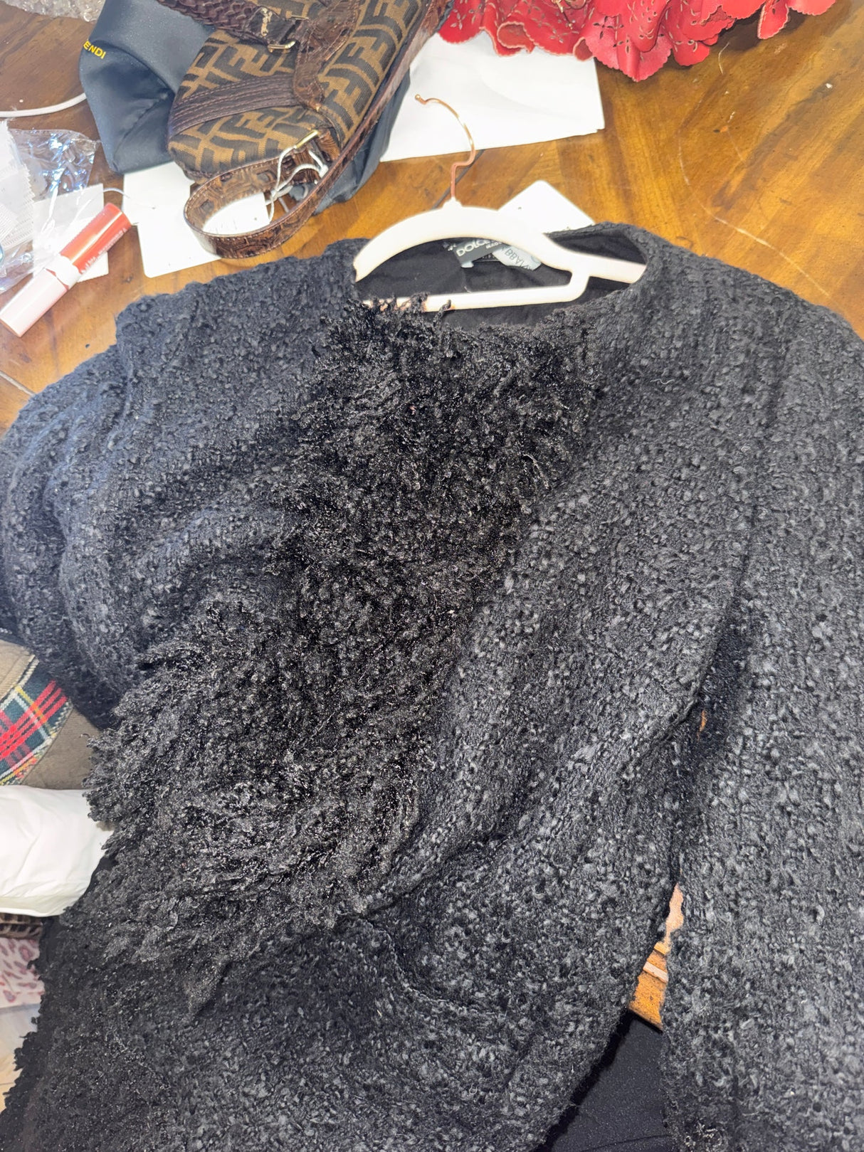 Fuzzy d&g sweater dolce Gabbana
