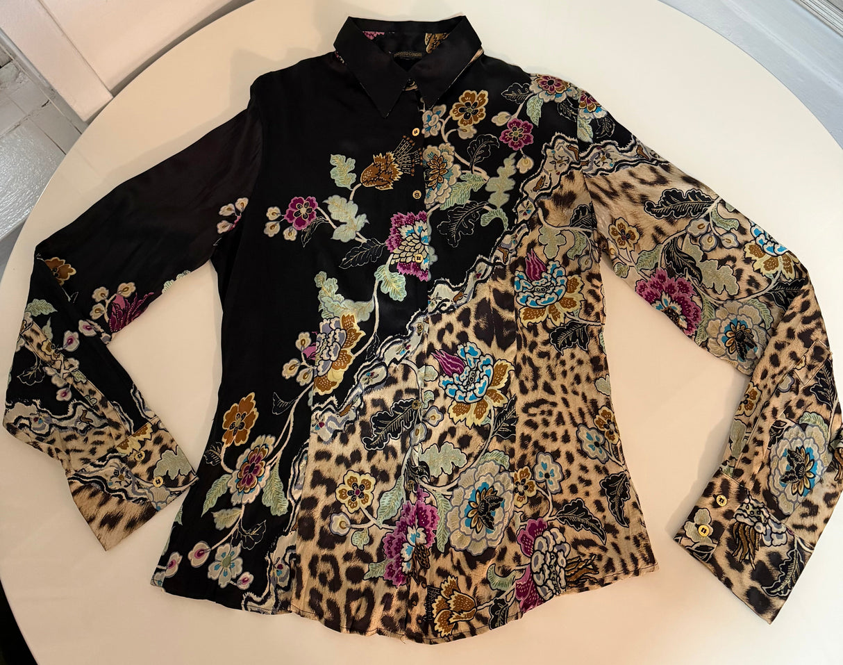 Roberto Cavalli Spring/Summer 2003 - silk shirt size M