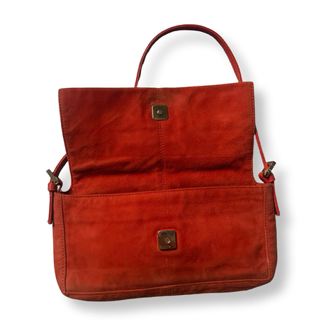 Fendi Vintage Suede Glitter Baguette