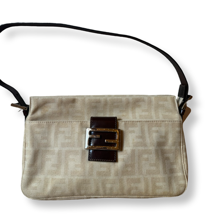 Fendi Vintage Zucca Shoulder Bag