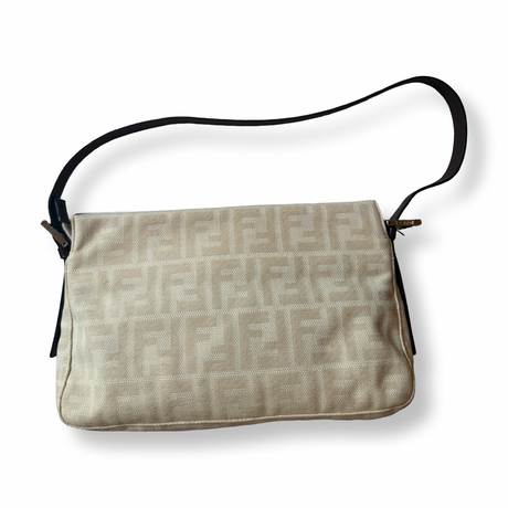 Fendi Vintage Zucca Shoulder Bag