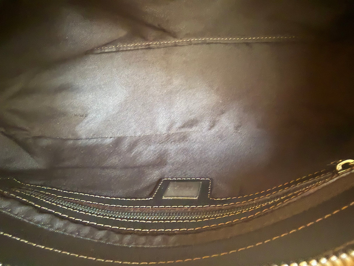 Fendi Vintage Zucca Shoulder Bag