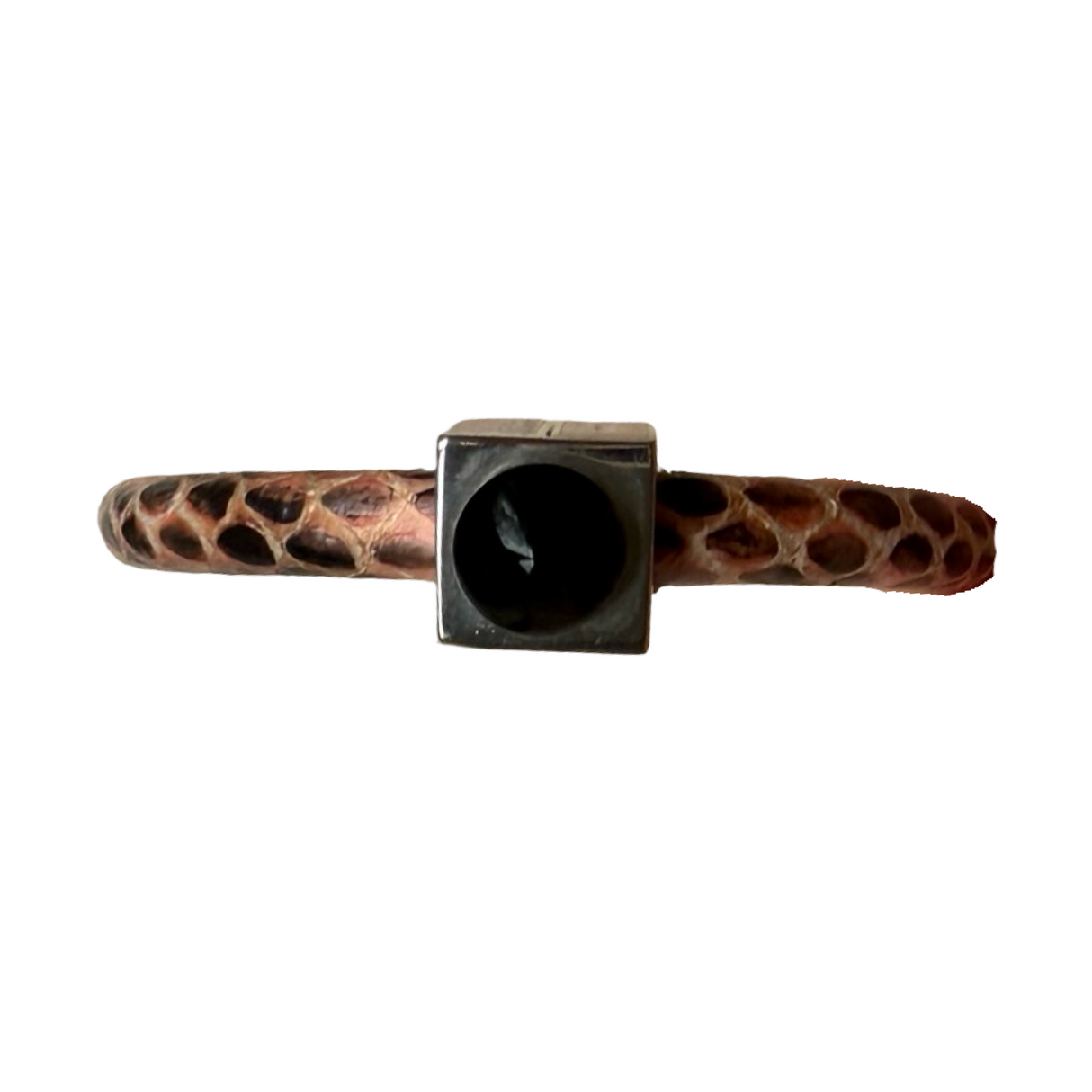 Fendi Resin Stingray Leather Bangle