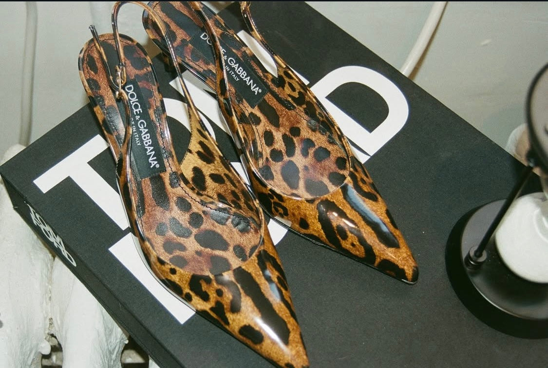 cheetah print Dolce & Gabbana heels