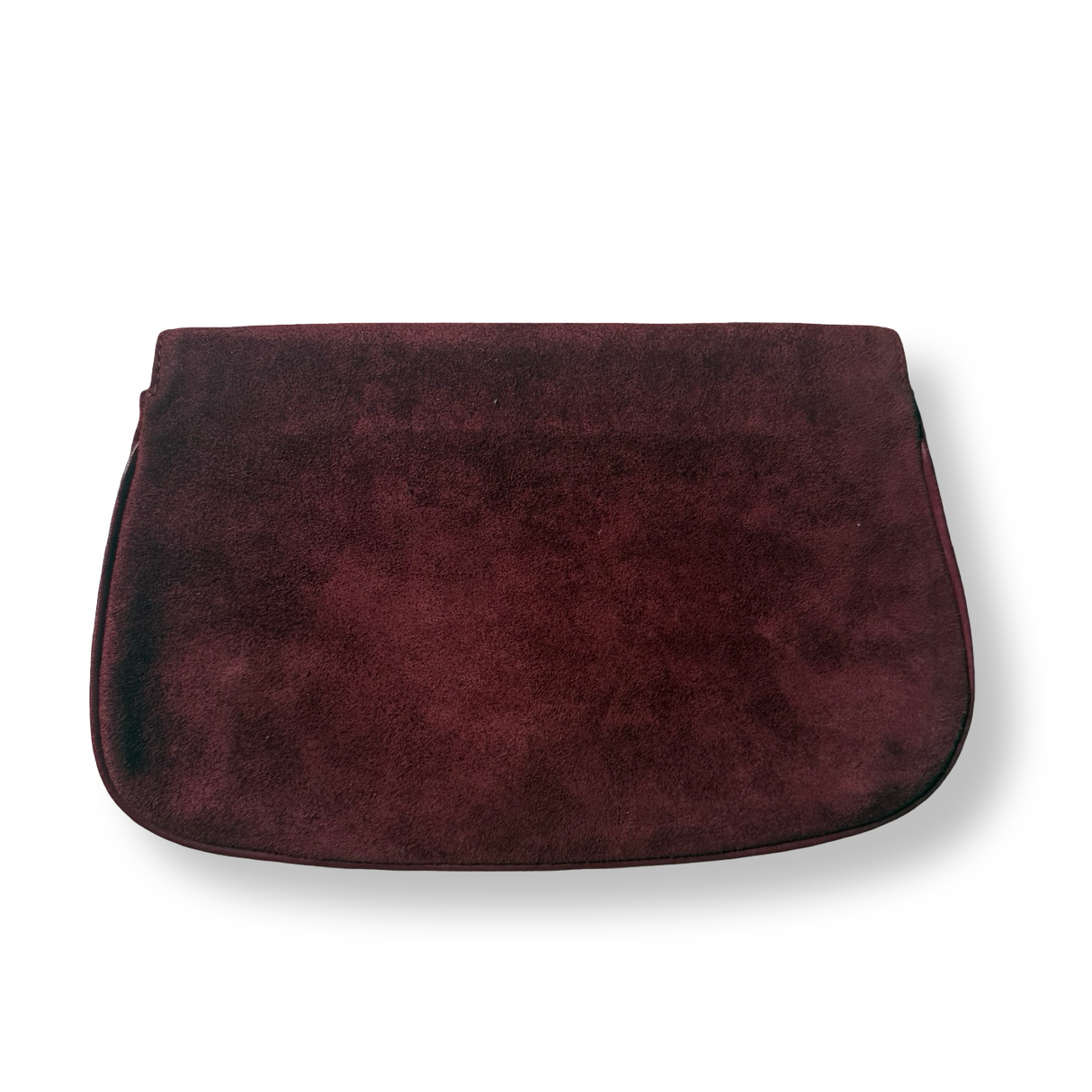 Gucci Vintage Suede Horsebit Clutch