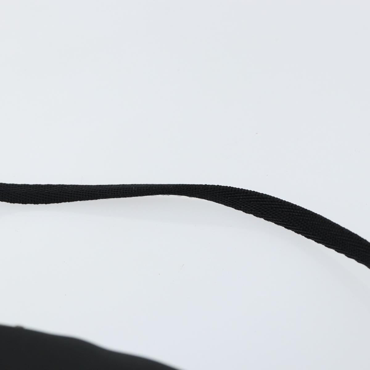 #60 Prada Accessory Nylon Black Silver