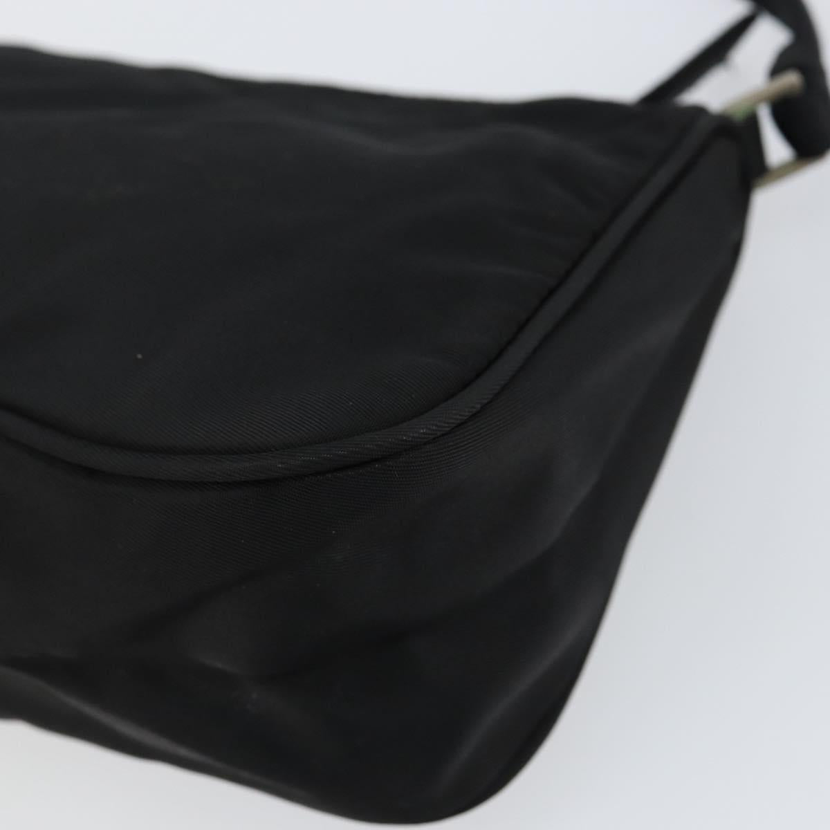 #60 Prada Accessory Nylon Black Silver