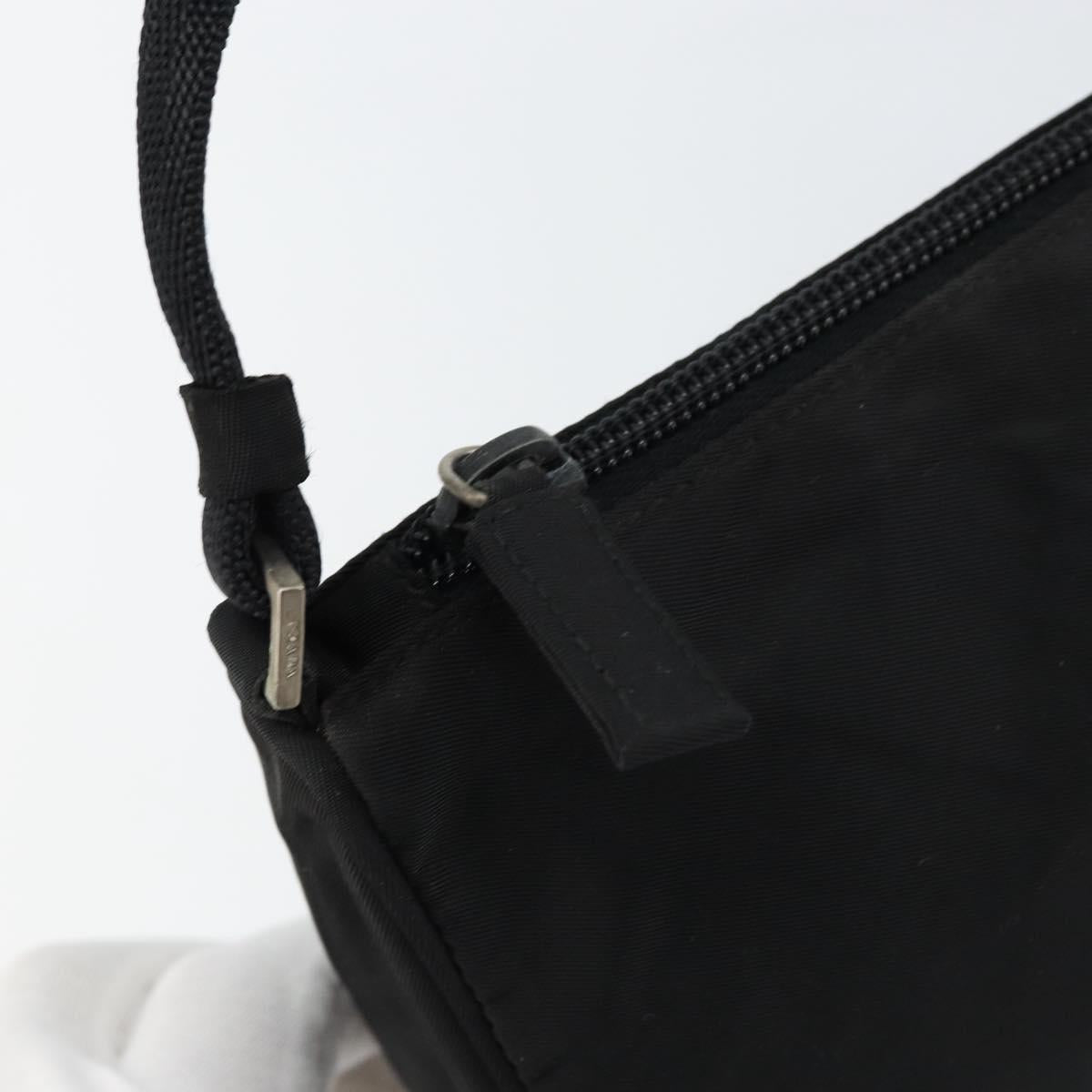 #60 Prada Accessory Nylon Black Silver