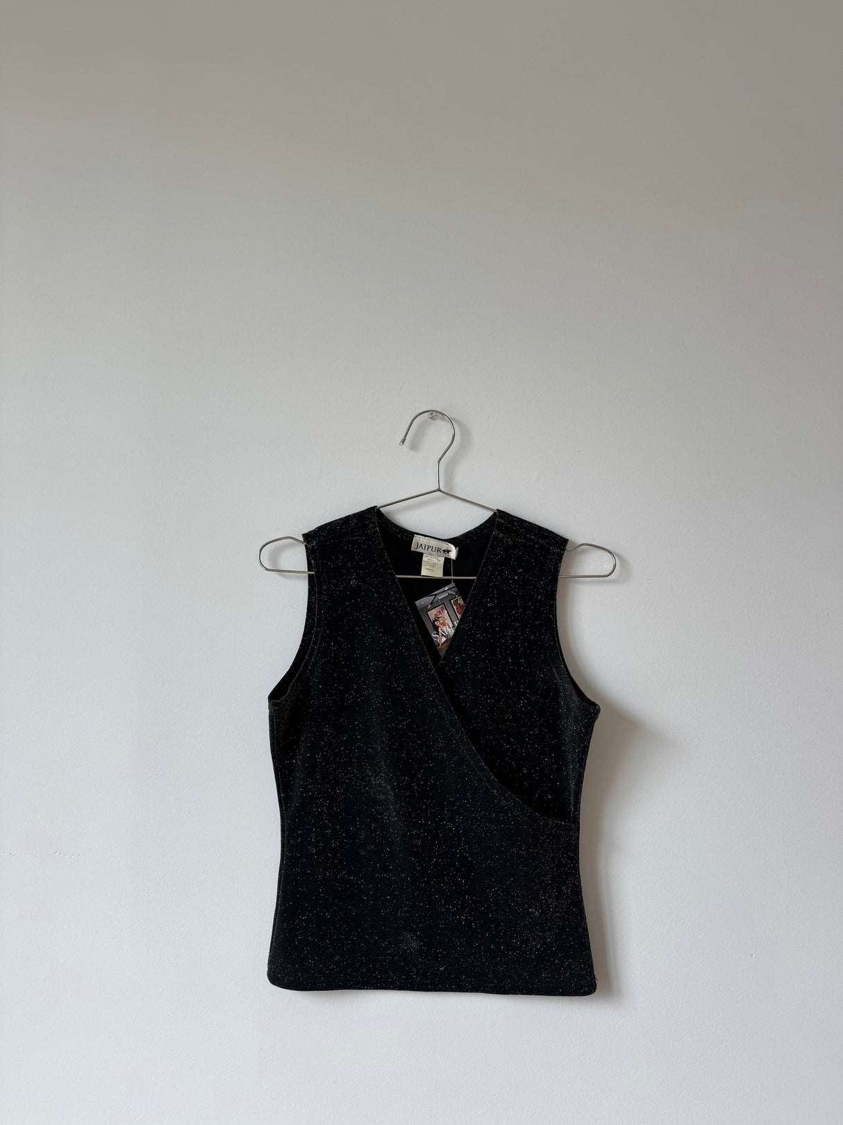 Grey sparkly top