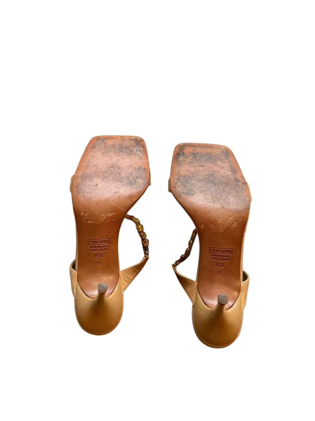 Giuseppe Zanotti gold crystal heels (8.5)