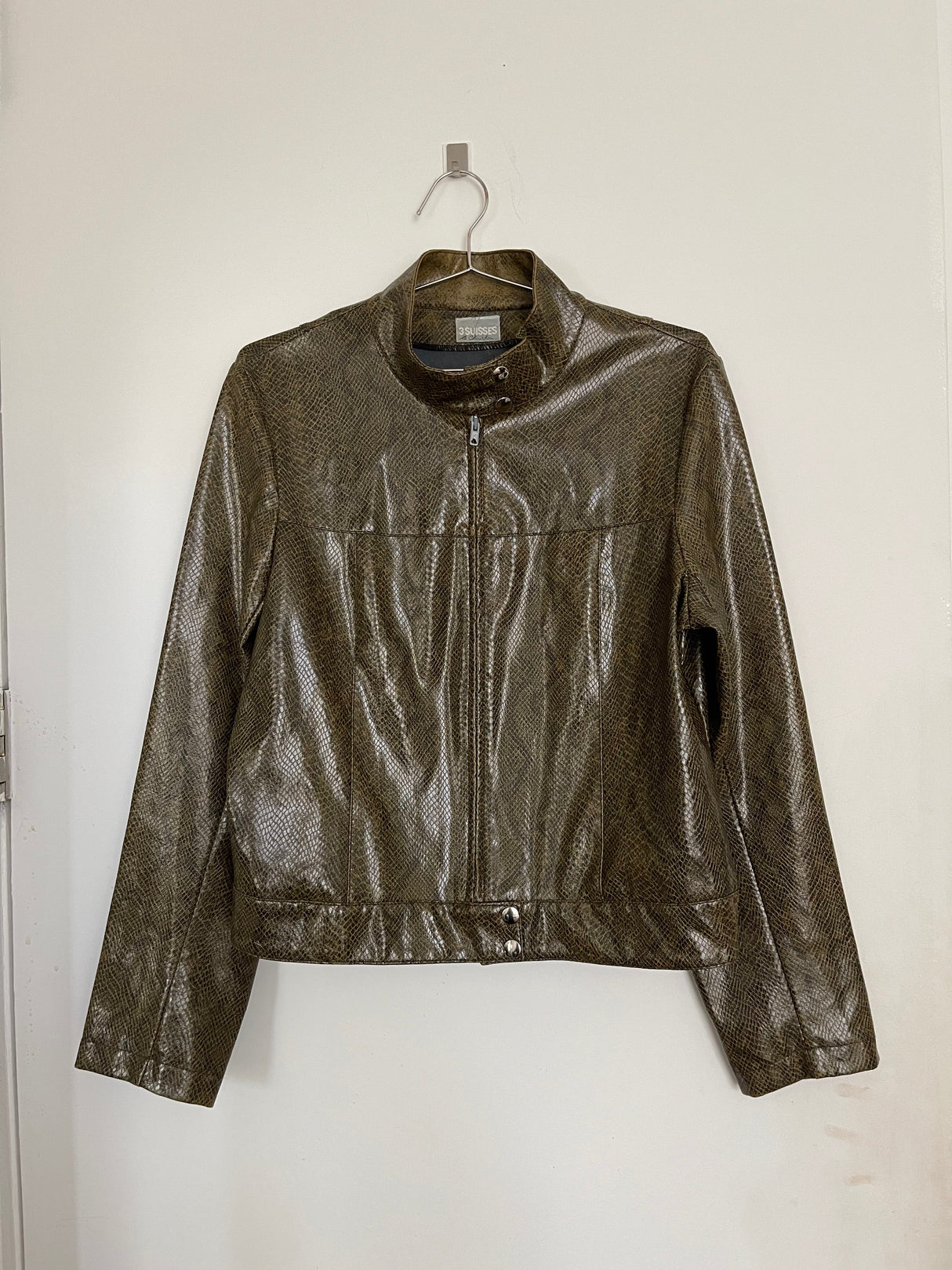 Green snakeskin jacket