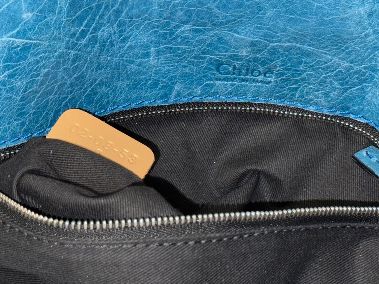 CHLOÉ Large Blue Paddington Bag