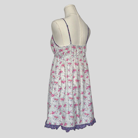Ruffled floral babydoll dress