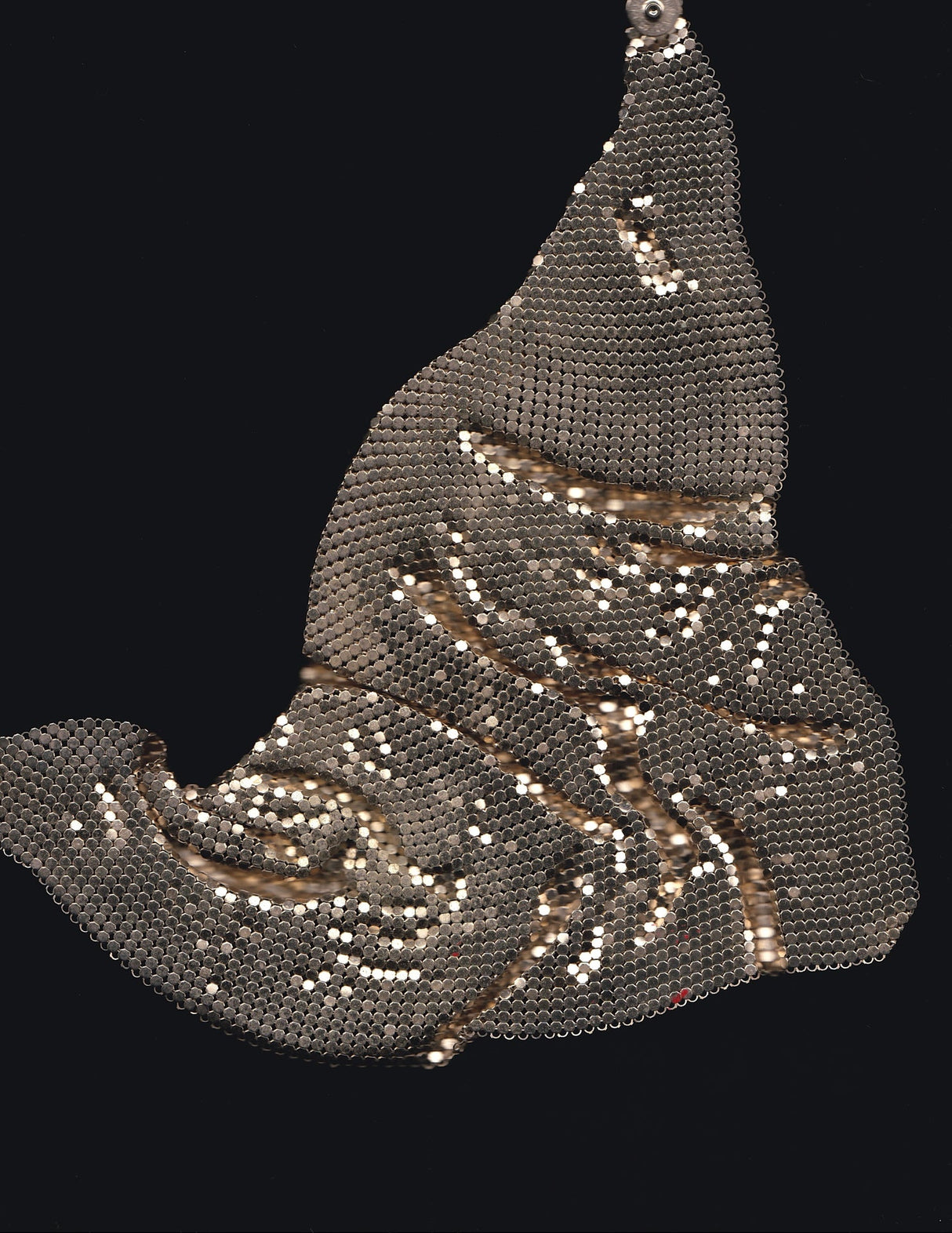 Gold Chainmail Scarf Necklace