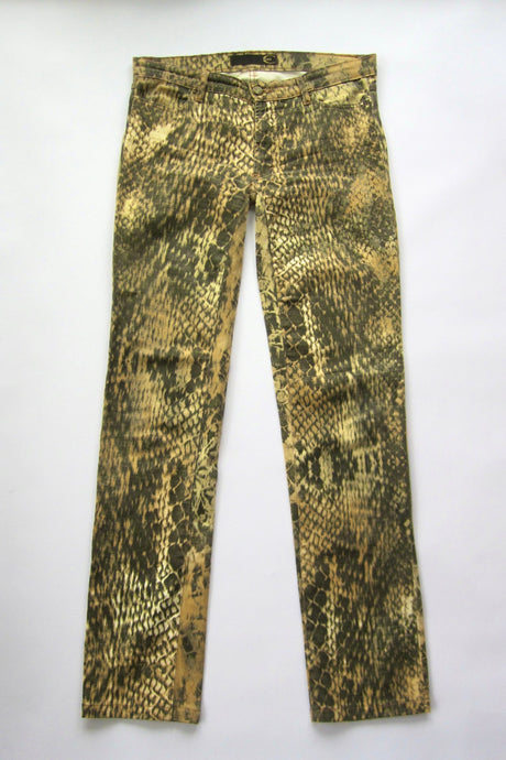 2000s Roberto Cavalli ‘Just Cavalli’ Python Print Pants