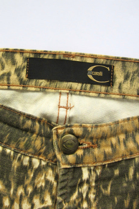 2000s Roberto Cavalli ‘Just Cavalli’ Python Print Pants