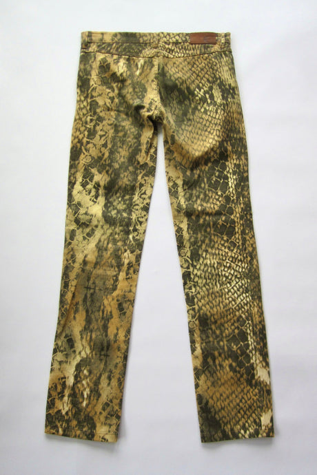 2000s Roberto Cavalli ‘Just Cavalli’ Python Print Pants