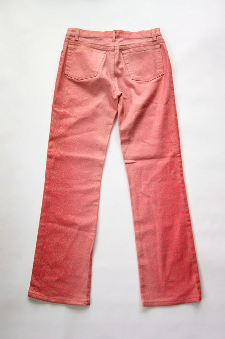 2000s Roberto Cavalli Pink Gradient Glitter Pants