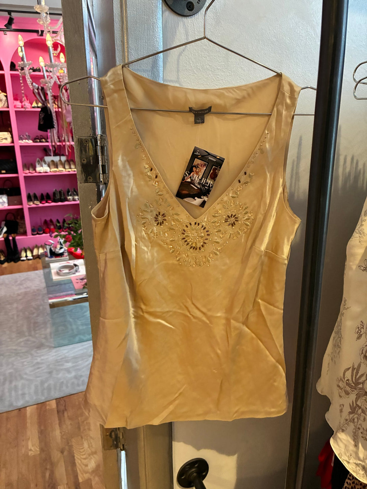 Beige Ann Taylor top