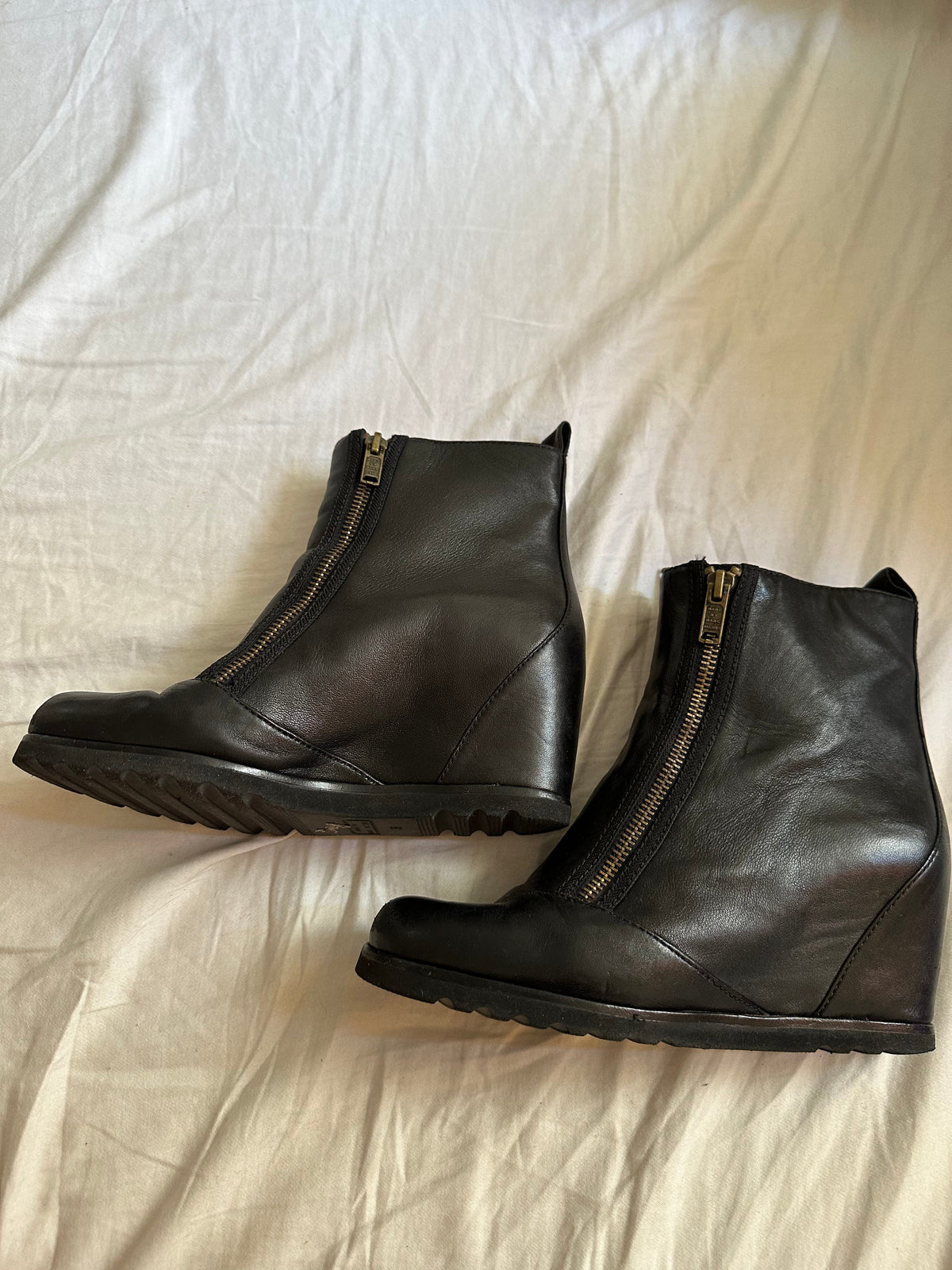 Marc Jacobs Indie Sleeze Wedged Boots size 37.5
