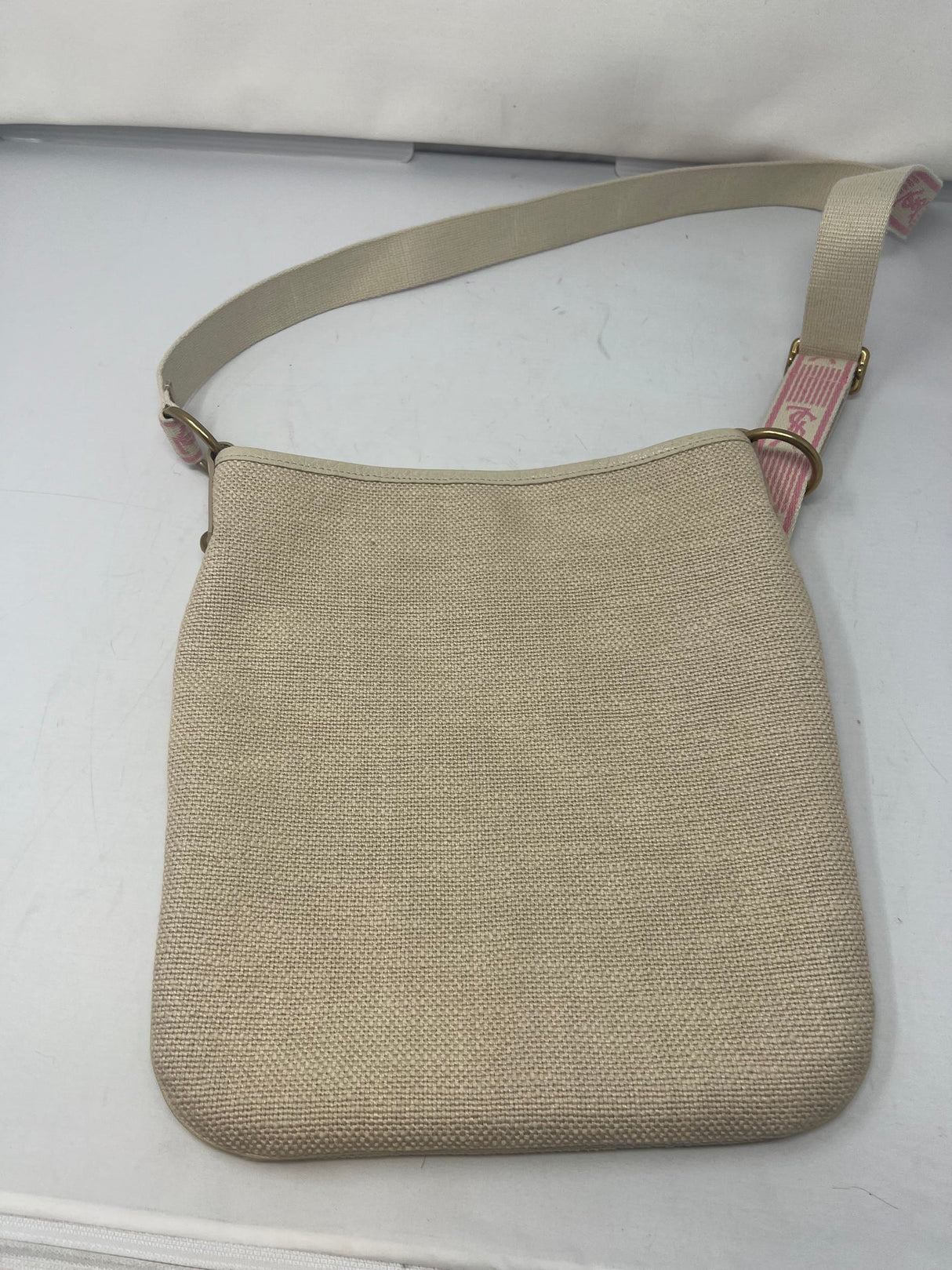 YSL Vintage canvas shoulder/crossbody bag