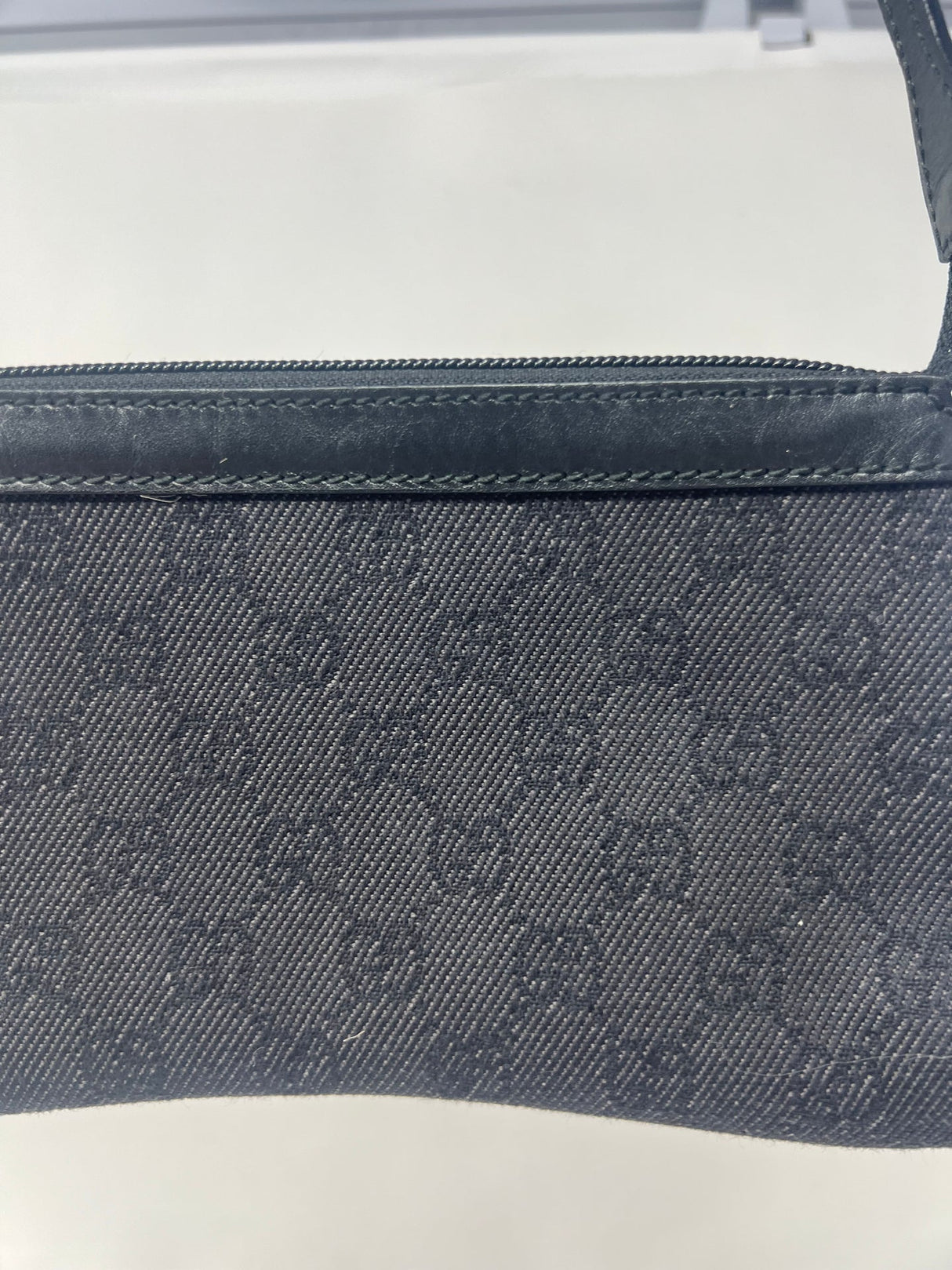 Gucci Small GG Canvas Black Shoulder Bag