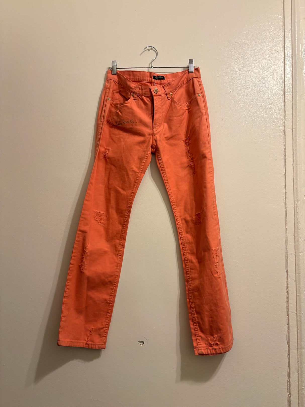 Peach Roberto cavalli pants